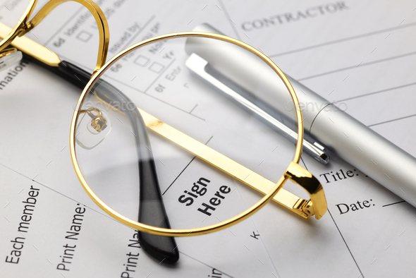 Signature or agreement concept